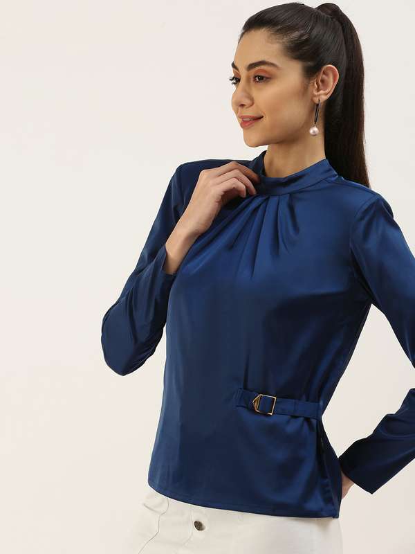 navy blue blouse forever 21