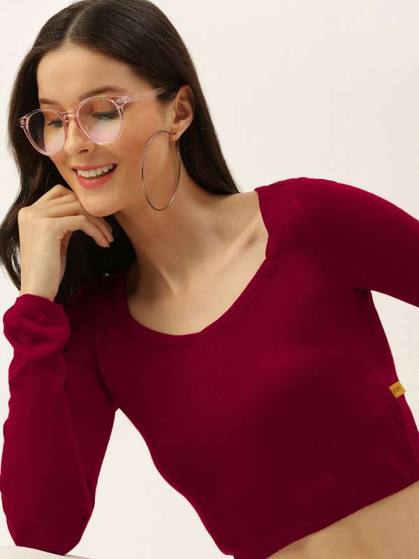 Forever 21 Red Sweaters Buy Forever 21 Red Sweaters online in India