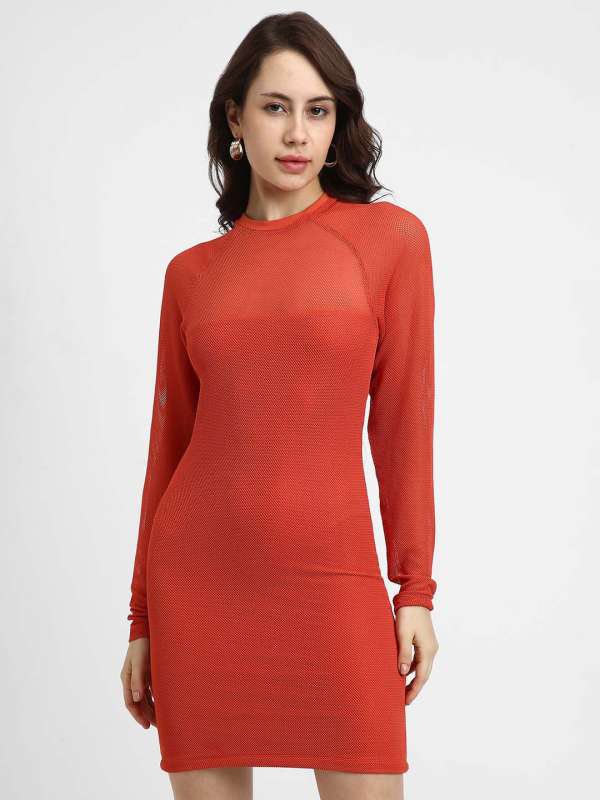 Forever 21 Rust Dresses Buy Forever 21 Rust Dresses online in India