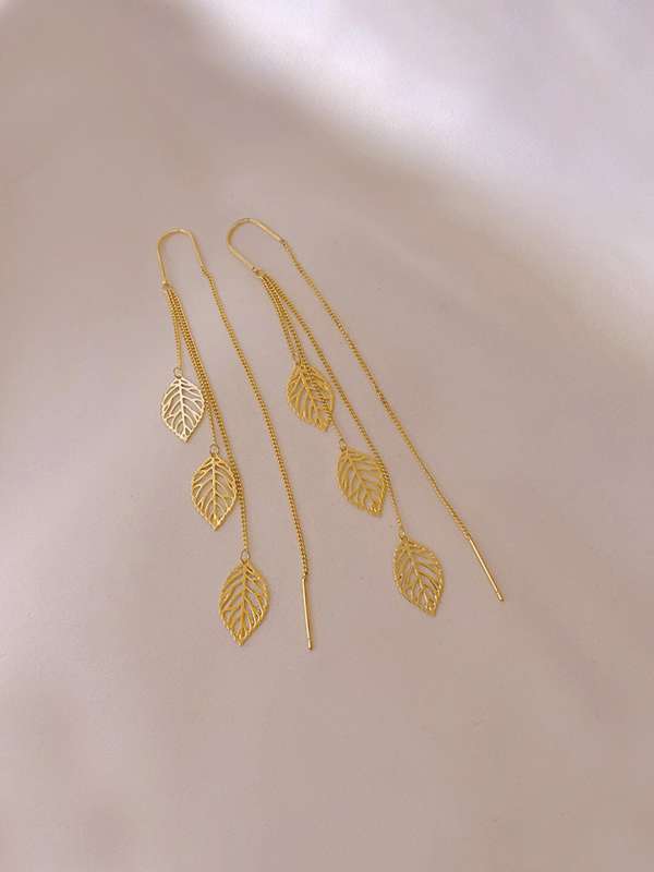 Earrings with 2025 hair chain online