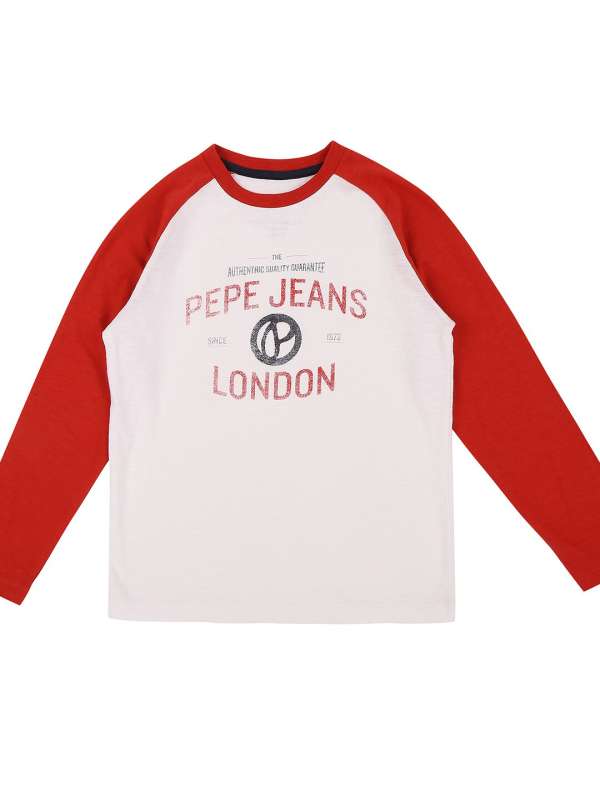 Pepe jeans full sleeve t best sale shirts