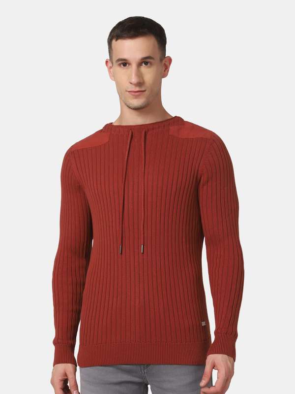 Men Rust Sweaters Buy Men Rust Sweaters online in India