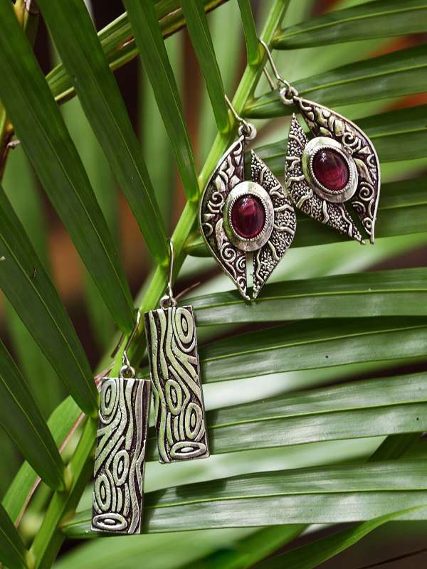 Feather Earrings Buy Feather Earrings online in India