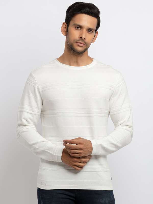 White sweater male sale