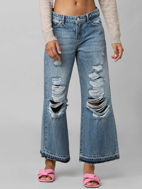 Ripped jeans discount for girls myntra