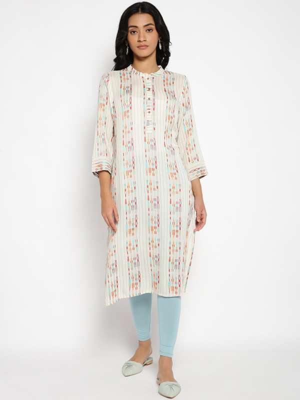 W White Kurtis Kurtas Buy W White Kurtis Kurtas online in India