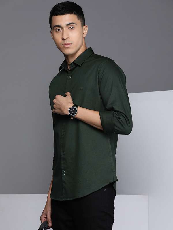 dark green color shirt