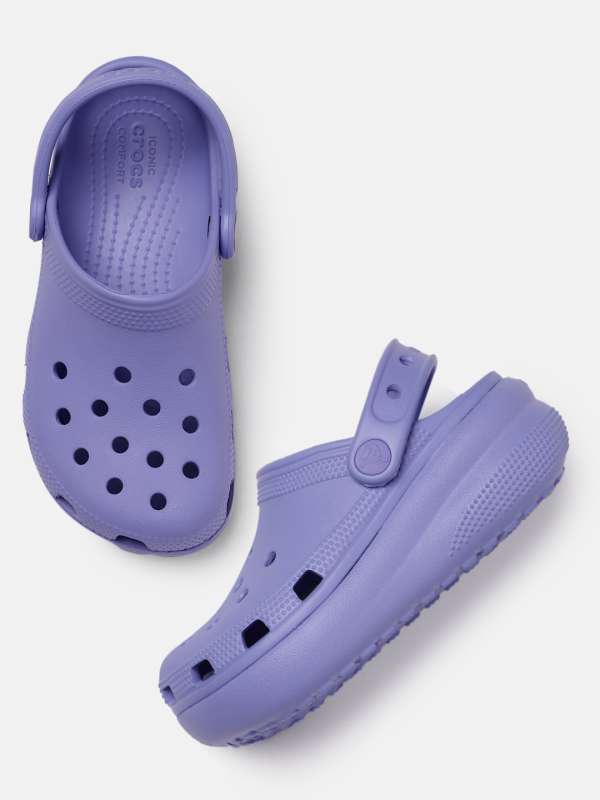 Crocs Purple Solid Slip On Buy Crocs Purple Solid Slip On online