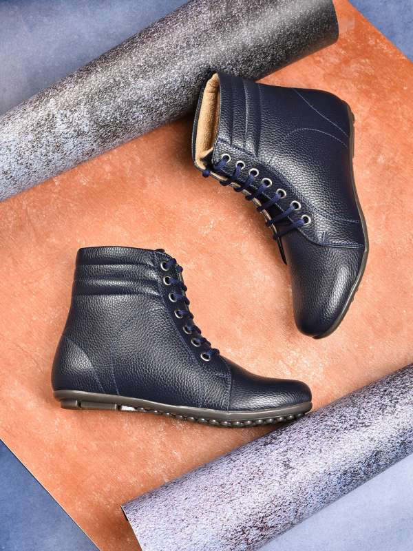 Navy boots shop online