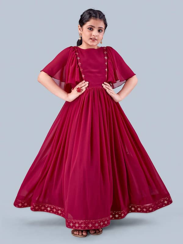 Maroon Women Maxi Dresses - Buy Maroon Women Maxi Dresses online in India