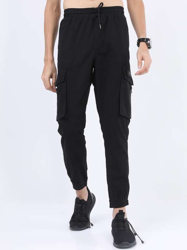 Mens black trackies store