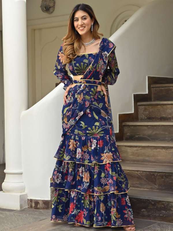 Details more than 141 saree design gown latest - camera.edu.vn