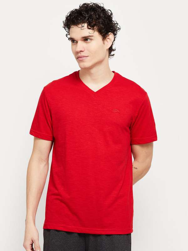 V shape t shirt online shopping cheap