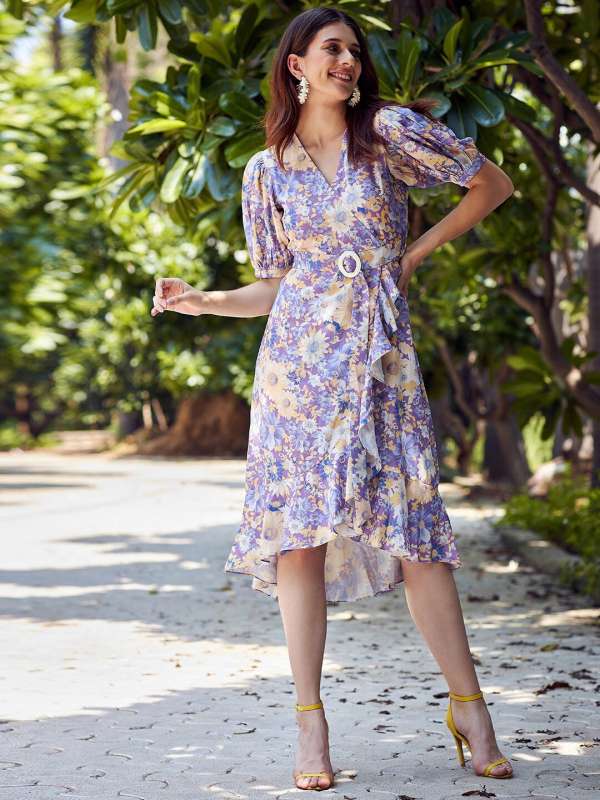 Below knee shop length dresses online
