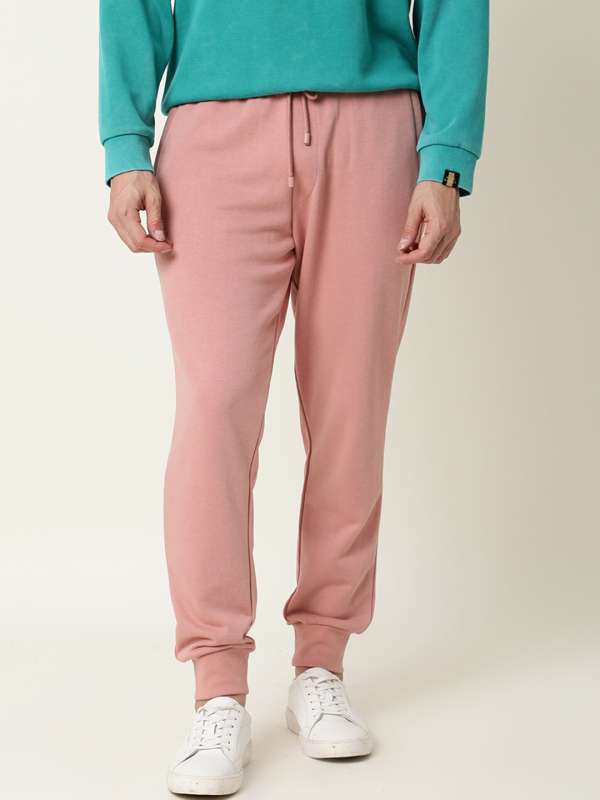 Mens pink track pants shop