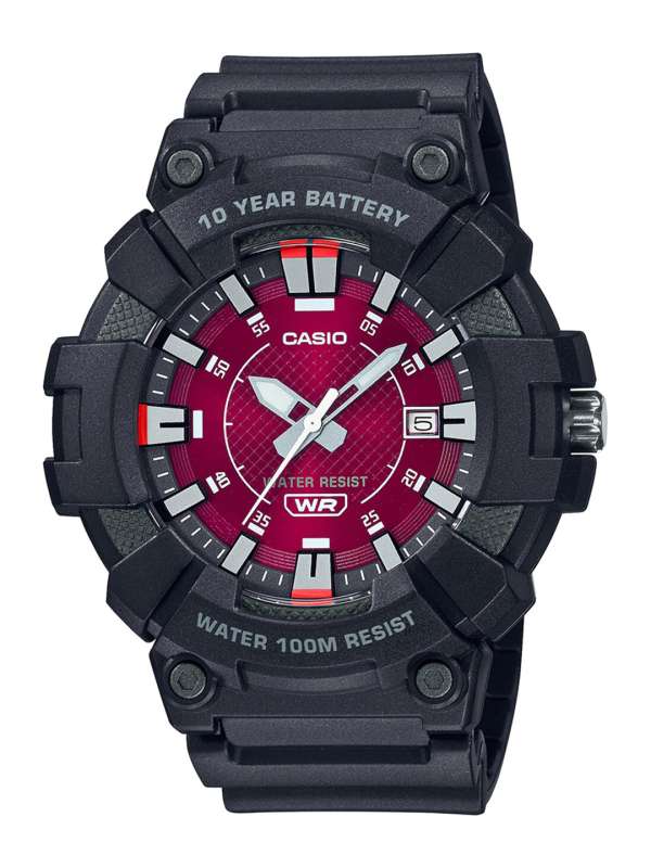 Casio Black Resin Analog Watch 2933802.htm Buy Casio Black Resin