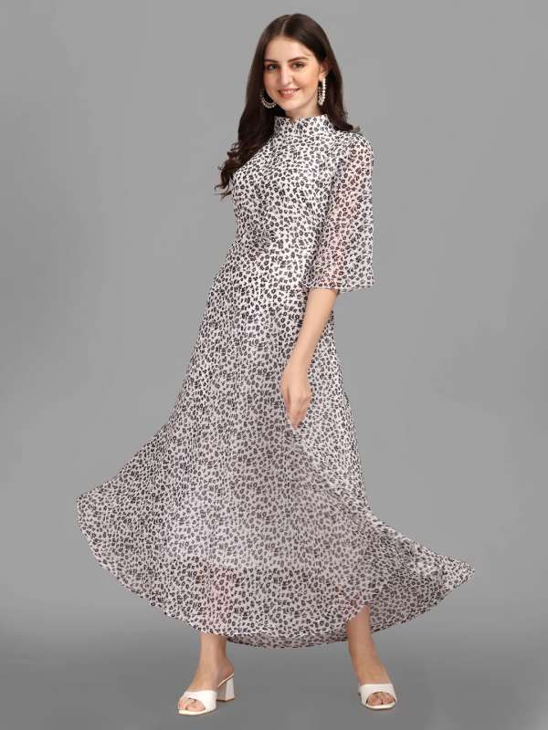 White gown myntra online
