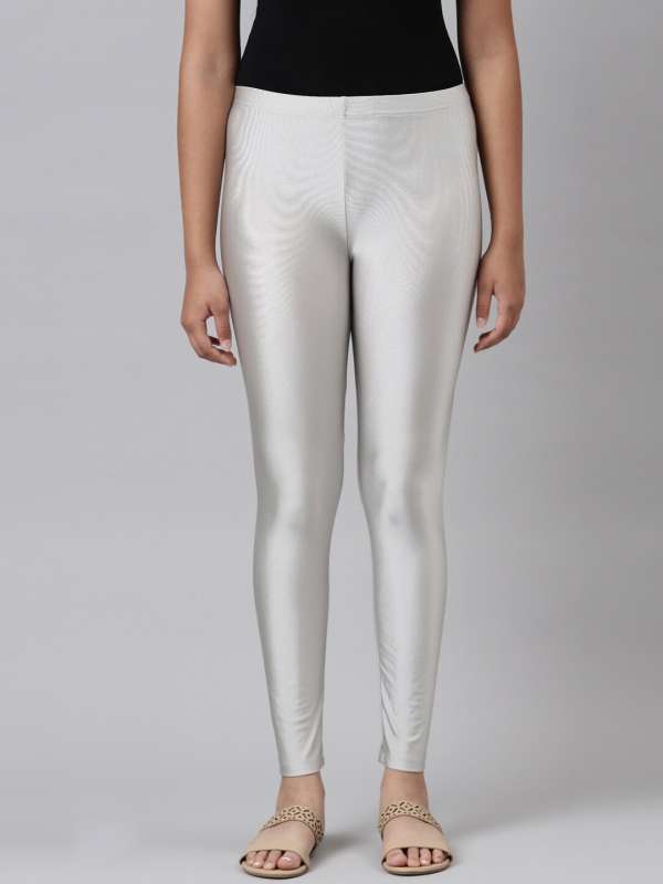 Go Colors Pants  Buy Go Colors Women Beige Solid Mid Rise Metallic Pants  Online  Nykaa Fashion