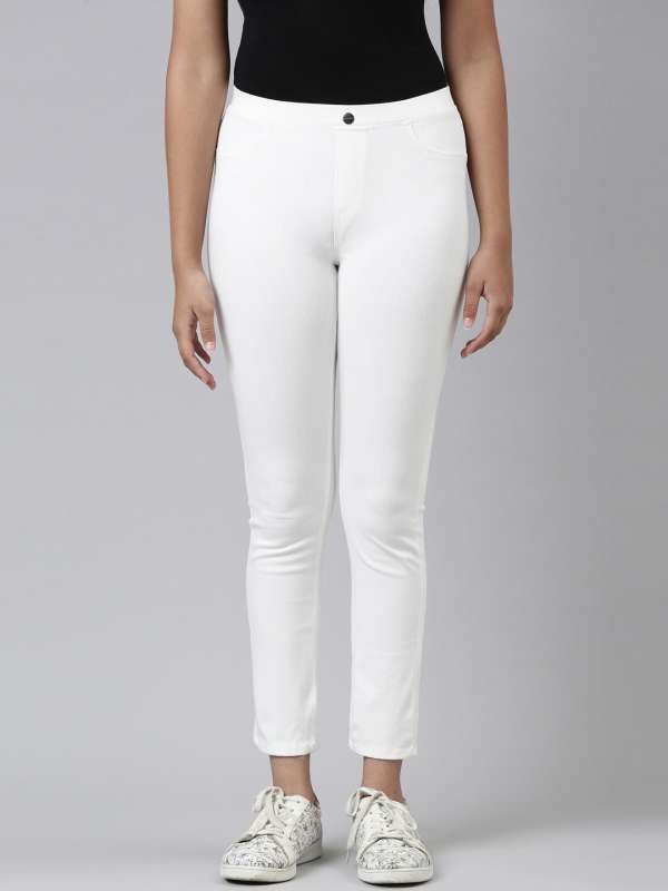 White Jeggings Buy White Jeggings Online in India