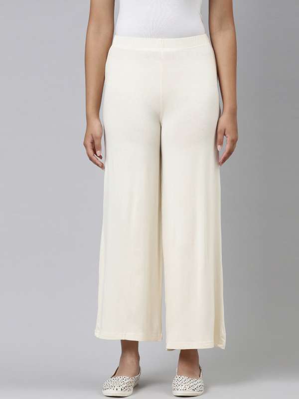 Buy Palazzo Pants with Elasticated Waist Online at Best Prices in India   JioMart