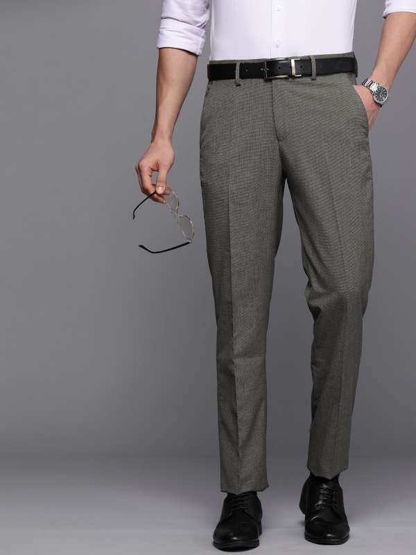 Buy Louis Philippe Men Slim Fit Black Stripe Fromal Trousers Online  Lulu  Hypermarket India