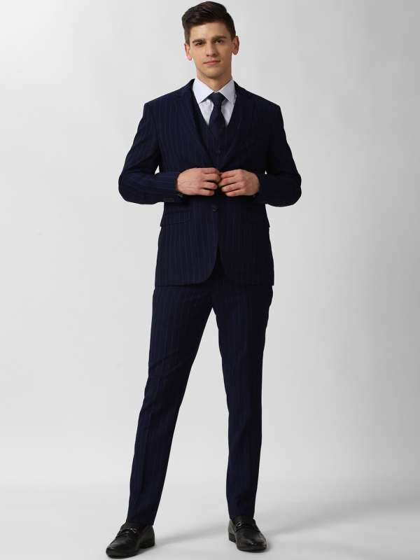 Navy Blue Suits - Buy Trendy Navy Blue Suit Online in India at Myntra