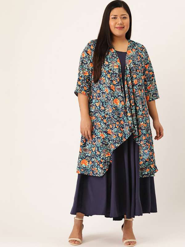 Women Long Dress Dresses Shrug - Buy 