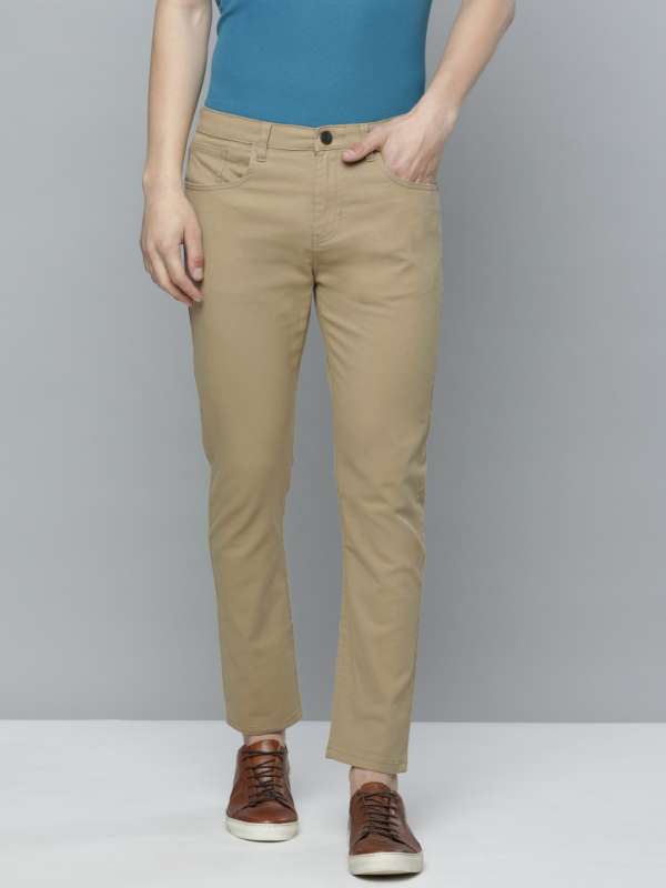 Scullers Mens White Casual Chinos