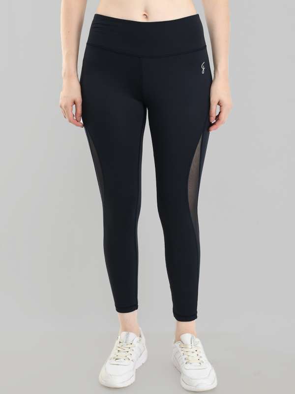 Buy Blue Leggings for Women by F FITLETHICS Online