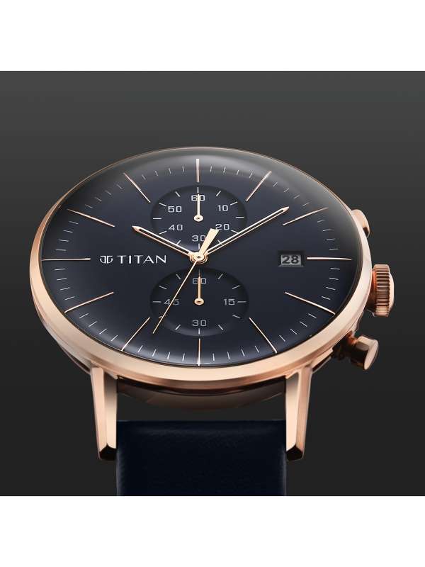 Titan watch sales leather belt