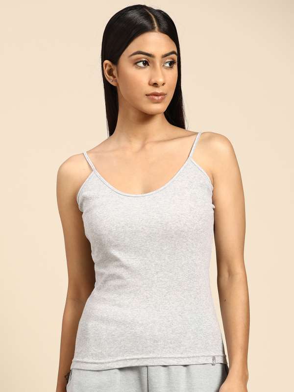 Buy Solid Longline Camisole with Spaghetti Straps