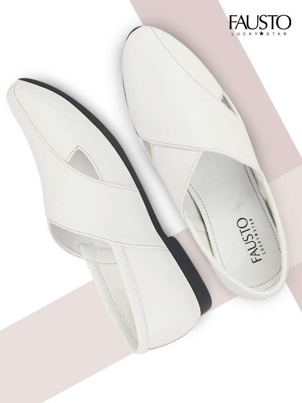 White slip clearance on loafers