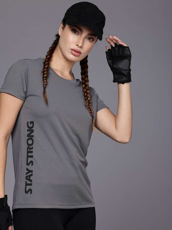 Gray t shirt for girls shop