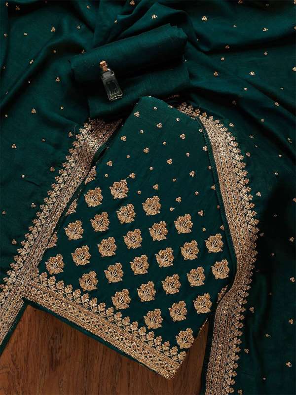 Red Green Dress Material Buy Red Green Dress Material online in