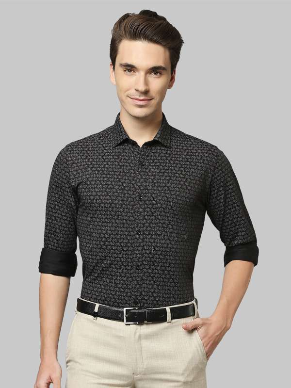 Park Avenue Black Shirts Buy Park Avenue Black Shirts online in