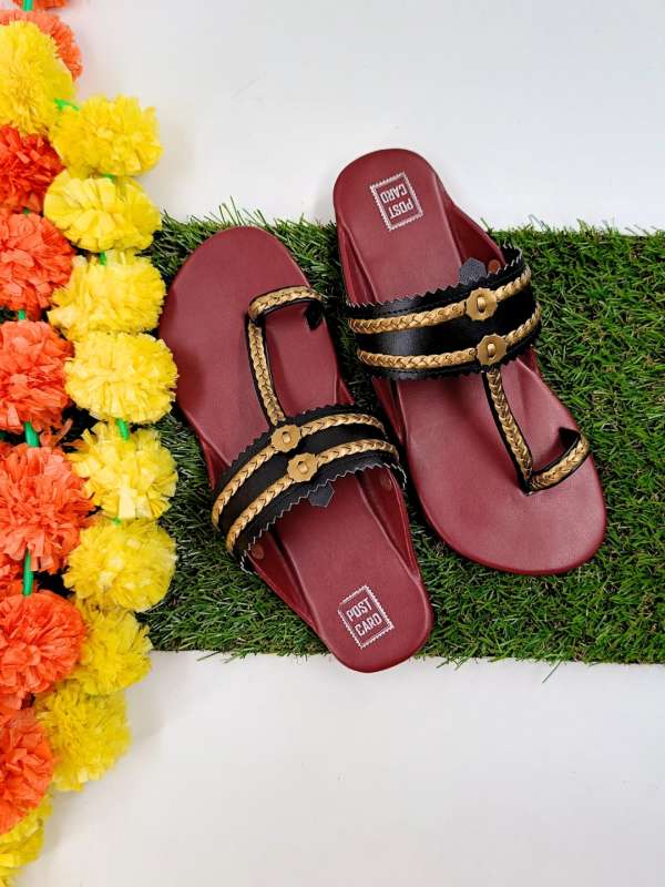 Myntra kolhapuri chappals discount