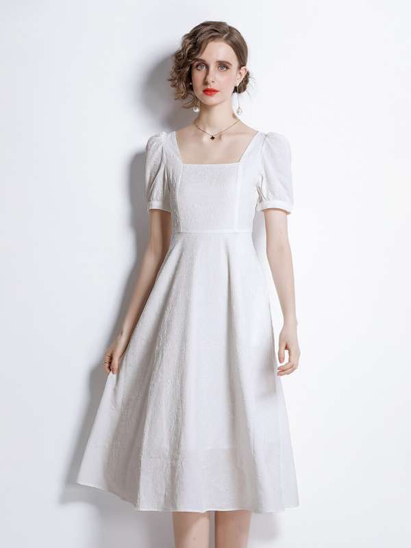 Myntra white dress sale