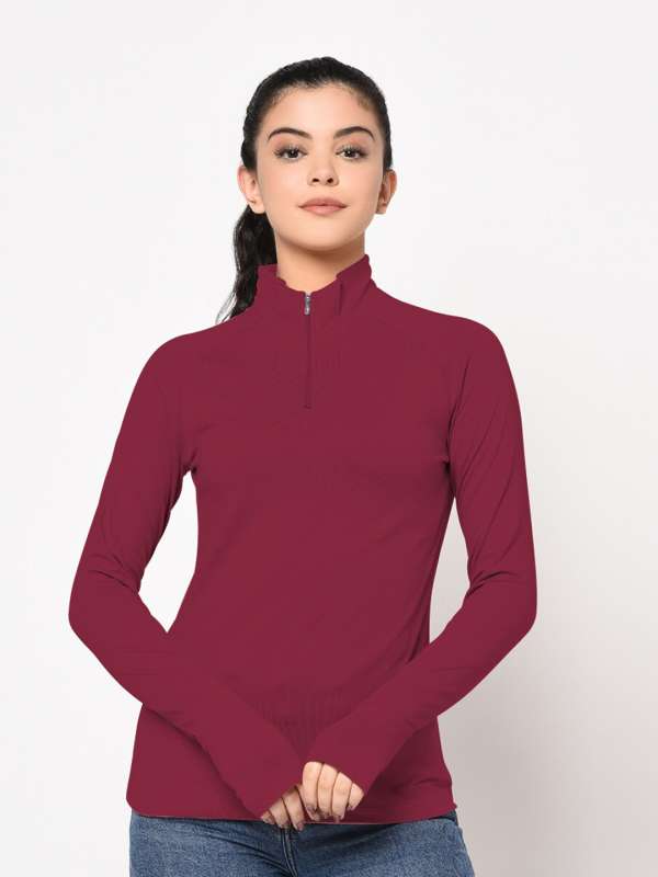 High neck shirts for ladies discount