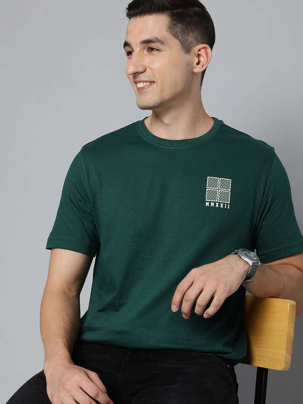 Here And Now Teal Tshirts - Buy Here And Now Teal Tshirts online in India