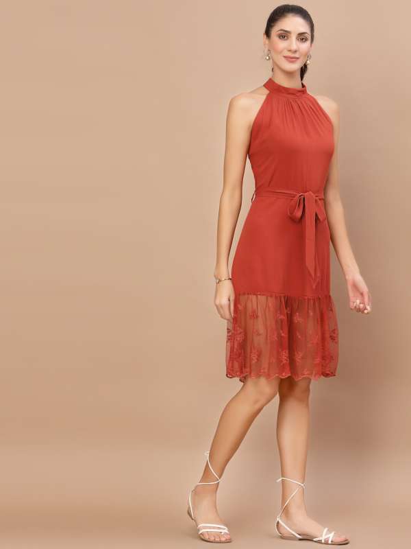 Halter neck deals dress jabong