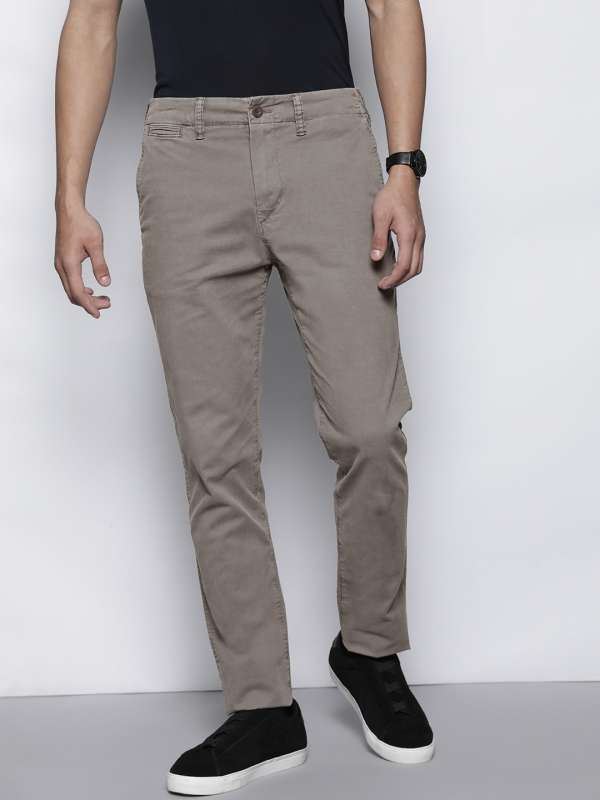 American Eagle Outfitters Slim Fit Men Khaki Trousers  Buy American Eagle  Outfitters Slim Fit Men Khaki Trousers Online at Best Prices in India   Flipkartcom