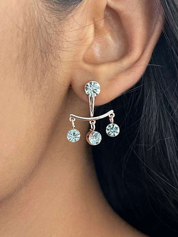 Rose gold shop stud earrings cheap