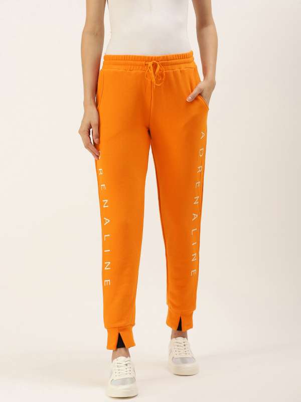 Orange track top pants womens