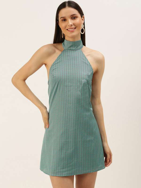 Aqua blue dress forever 21 sales