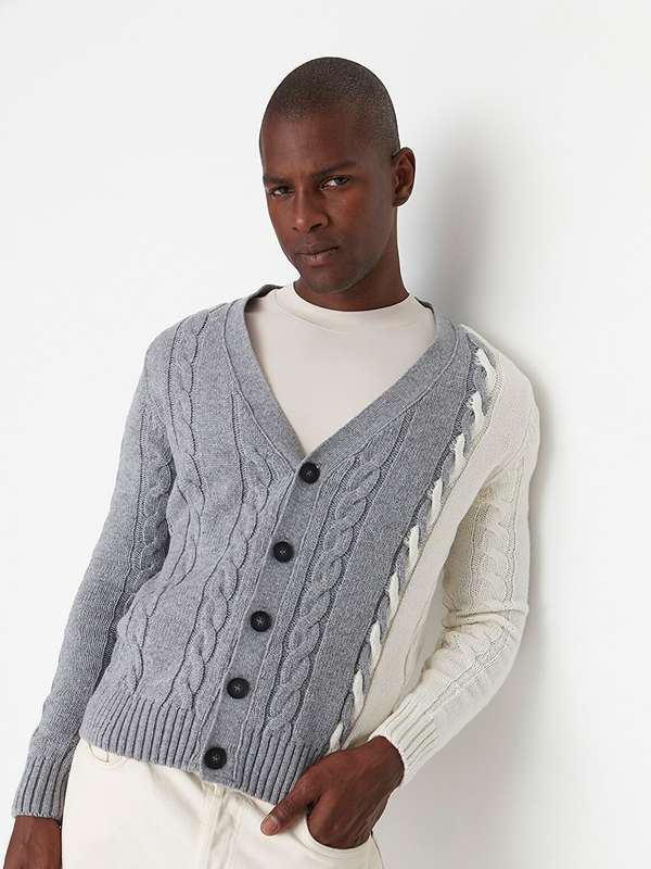 Men Cream Sweaters - Buy Men Cream 