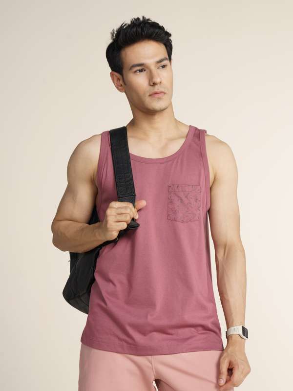 Buy TeeTroopers Pack of 2 Men's 100% Pure Cotton Dropped ArmHole Tank Tops  Sleeveless Gym and Sportswear Vest (Black_Grey) Online at Best Prices in  India - JioMart.