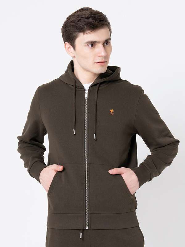 Men Sweatshirts Hoodies Red Tape Olive Mactree - Buy Men Sweatshirts  Hoodies Red Tape Olive Mactree online in India