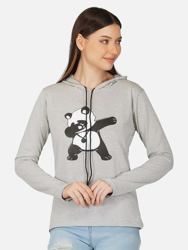 Panda hoodie myntra 2025
