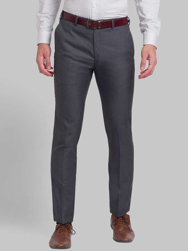 Gray Casual SlimFit Trousers