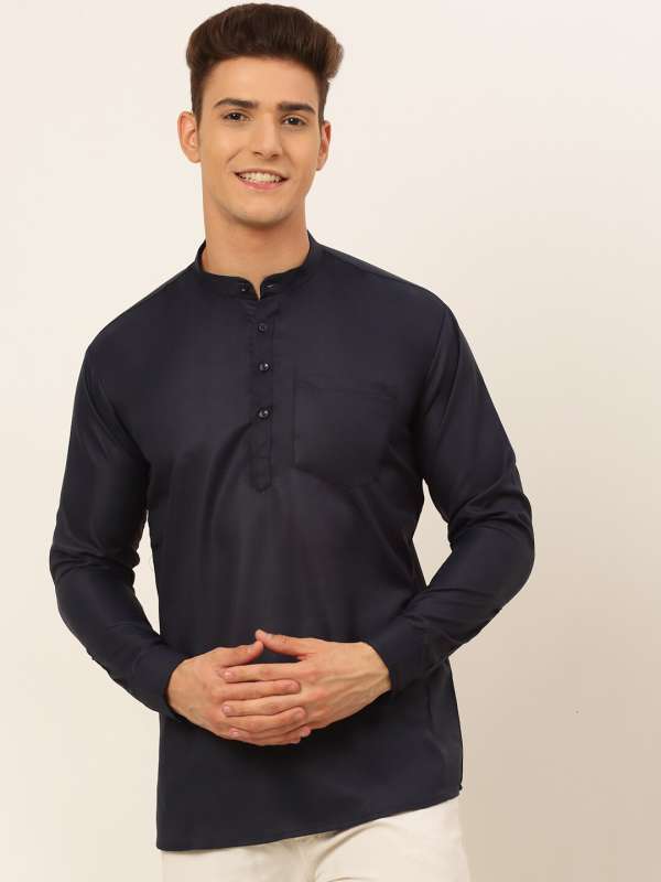 Mens short kurta sales designs latest 2018